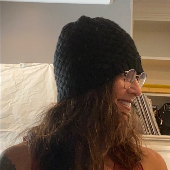 Billabong Blk Weaved Pattern Beanie Adult Small - Picture 4 of 8